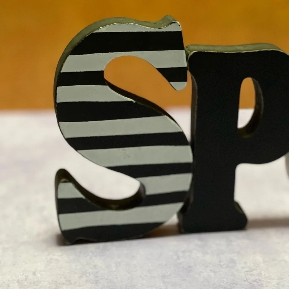 Wooden Spooky Sign